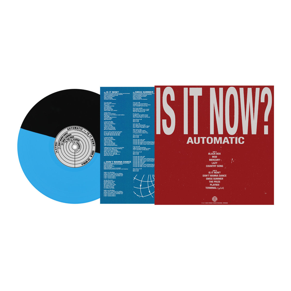 Automatic - Is It Now? (Indie Exclusive Black & Blue Vinyl)