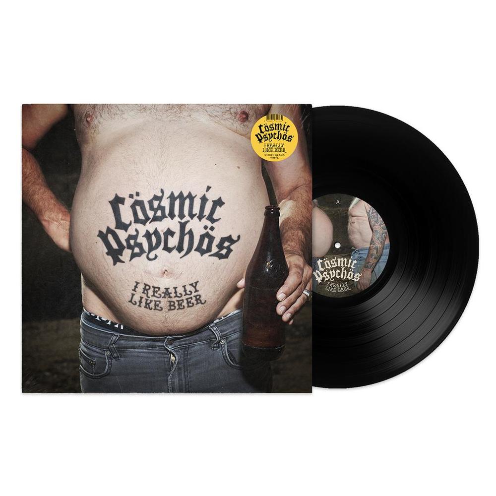 Cosmic Psychos - I Really Like Beer (Black Stout Vinyl)