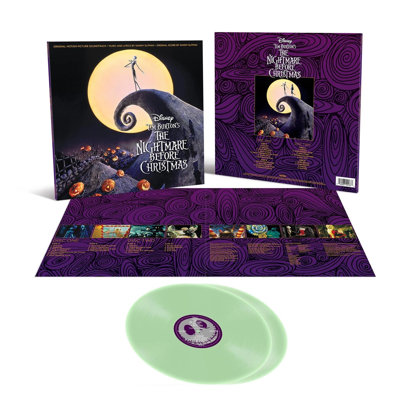 The Nightmare Before Christmas - Original Motion Picture Soundtrack (Glow in the Dark 2LP)