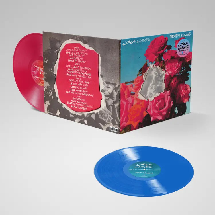 Circa Waves - Love & Death (Indie Exclusive 2LP Blue & Pink Coloured Vinyl)