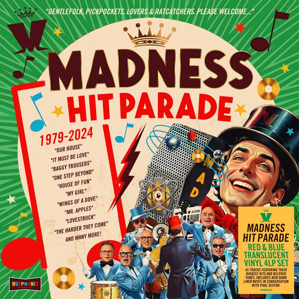 Madness - Hit Parade Boxset (4LP Red & Blue Coloured Vinyl)