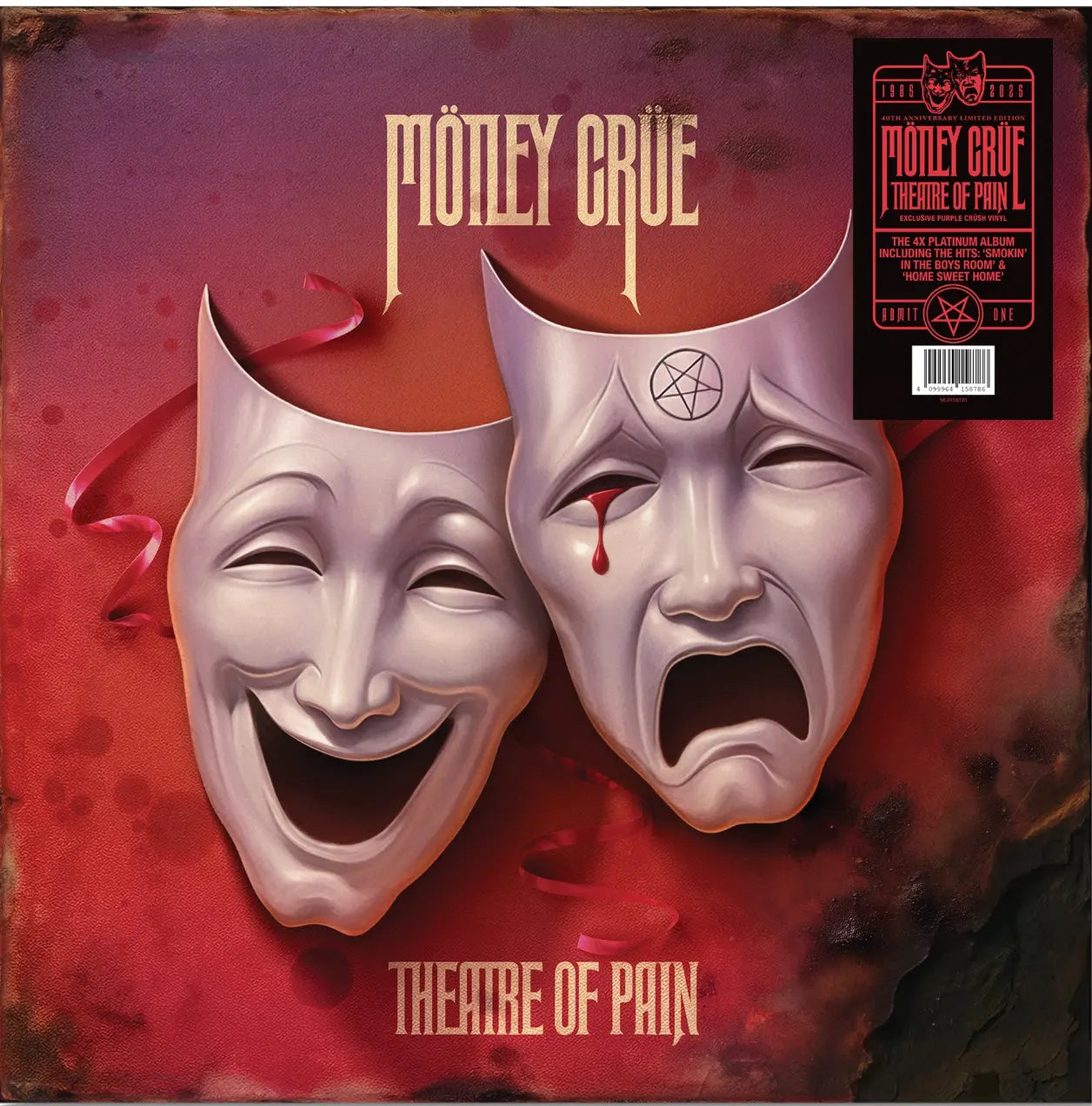Mötley Crüe - Theatre Of Pain: 40th Anniversary (Indie Exclusive Purple Crush Vinyl LP)