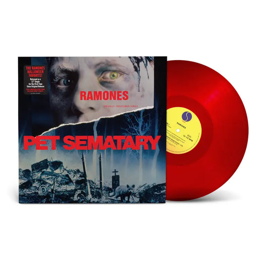 Ramones - Pet Cemetery 12" Single  (Transparent Red Vinyl)