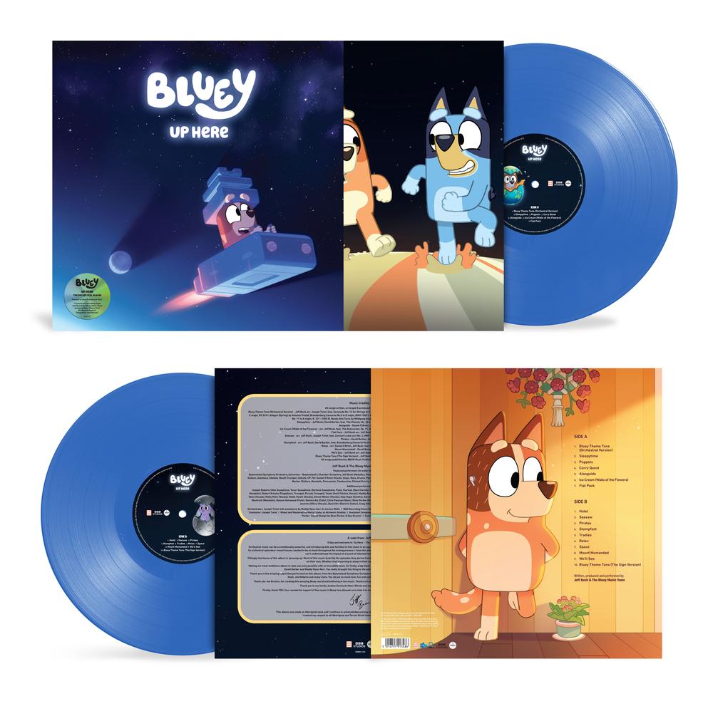 Bluey - Up Here (Translucent Blue Vinyl)