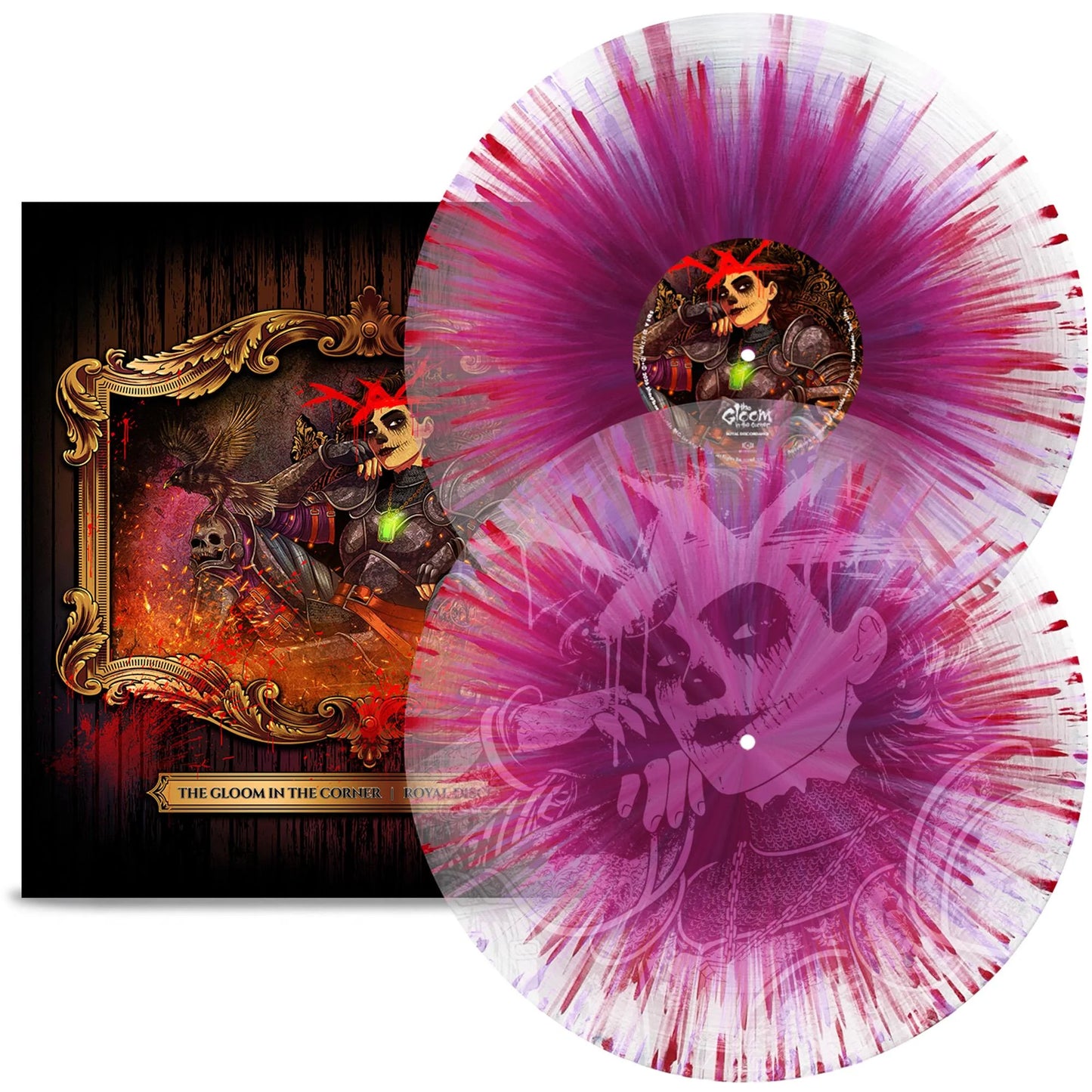 The Gloom In The Corner - Royal Discordance (2LP Clear Purple Red Splatter)