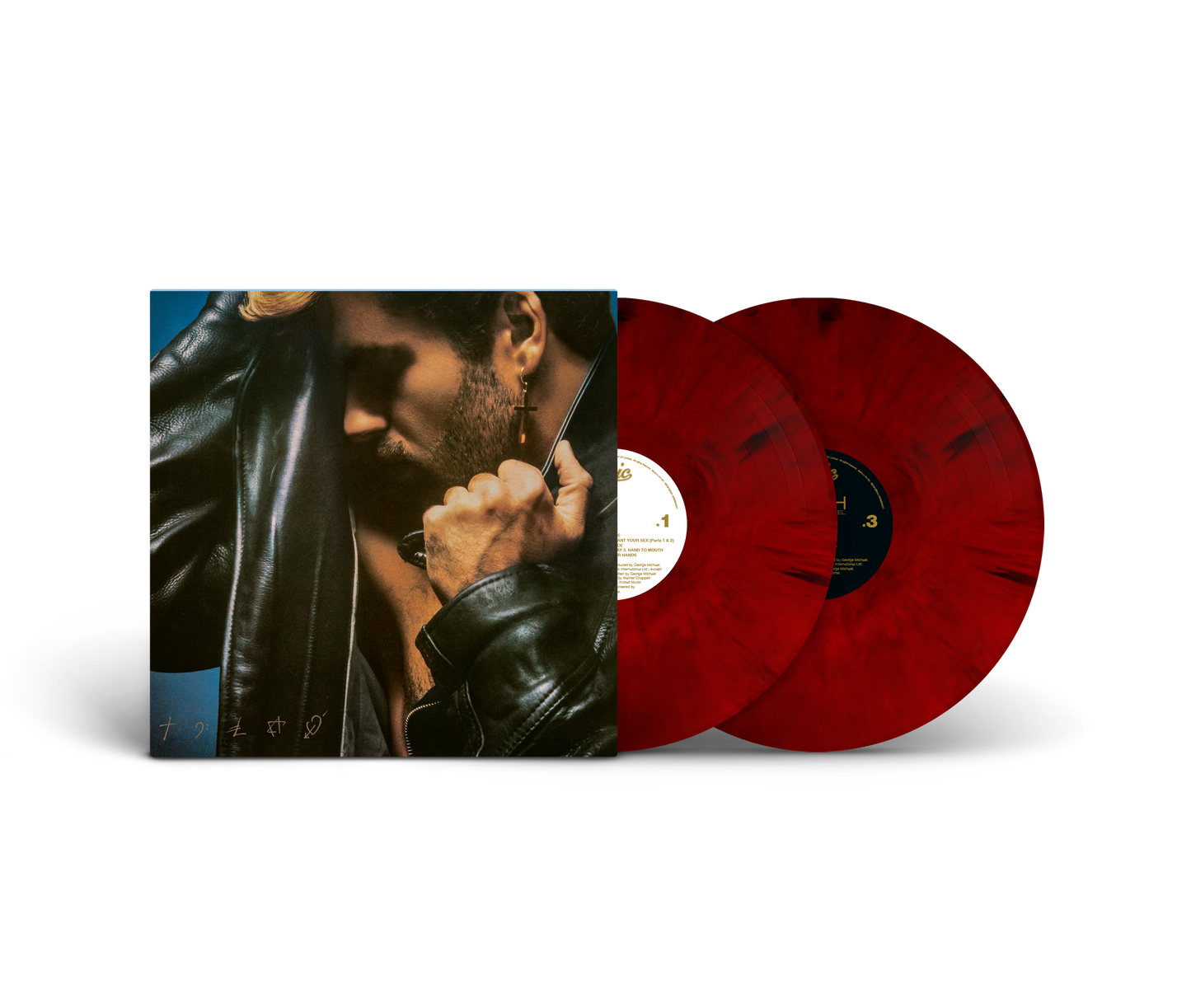 George Michael - Faith (40th Anniversary Red/Black Marble Vinyl)