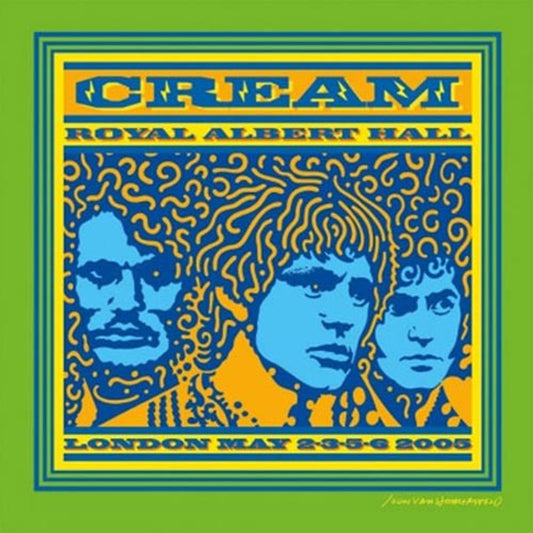 Cream - Royal Albert Hall London May 2-3-5-6 2005 3LP (Blue & Green Splatter Vinyl)